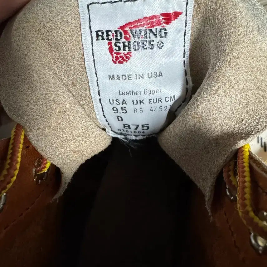 [BUNJANG] Red Wing 875 Boots / 레드윙 875 (9.5d) 새제품