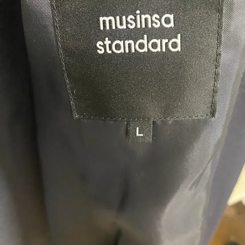 [BUNJANG] Musinsa Standard Wool Blend Oversized Duffle Coat / [L]A급 무탠다드 울 블렌드 오버사이즈 더플 코트 네이비