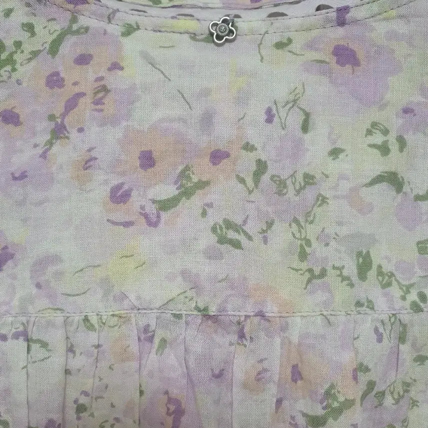 [BUNJANG] Thursday Island Floral Lace Blouse 85S / 써스데이아일랜드 플라워 패턴 레이스 블라우스 85S사이즈 새옷