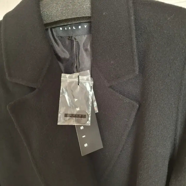 [BUNJANG] Sisley Black Belted Coat / 시슬리 블랙 반코트