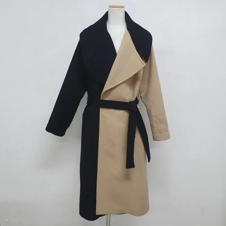 [BUNJANG] Bluemine Odette Belted Wool Coat / 블루민 오데트 빅카라 벨티드 울코트 오리지널기장