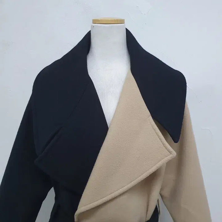 [BUNJANG] Bluemine Odette Belted Wool Coat / 블루민 오데트 빅카라 벨티드 울코트 오리지널기장