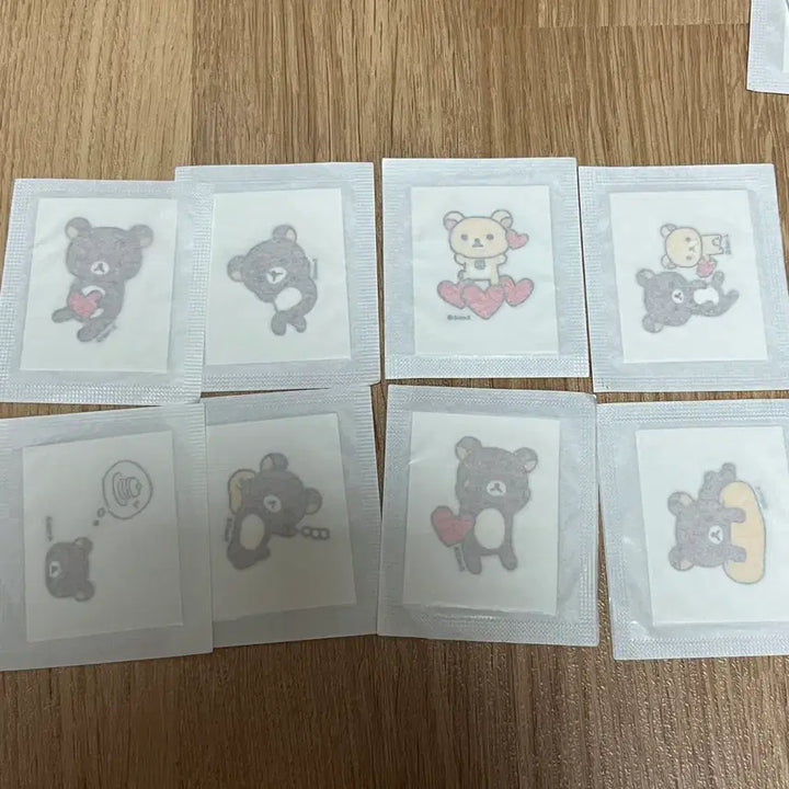 [BUNJANG] Rilakkuma Sticker Set / 리락쿠마 띠부씰 8종 일괄