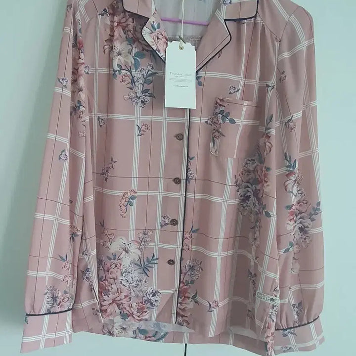 [BUNJANG] Thursday Island Pajama Style Blouse Size 85S New / 써스데이아일랜드 파자마형 블라우스 85S사이즈 새옷