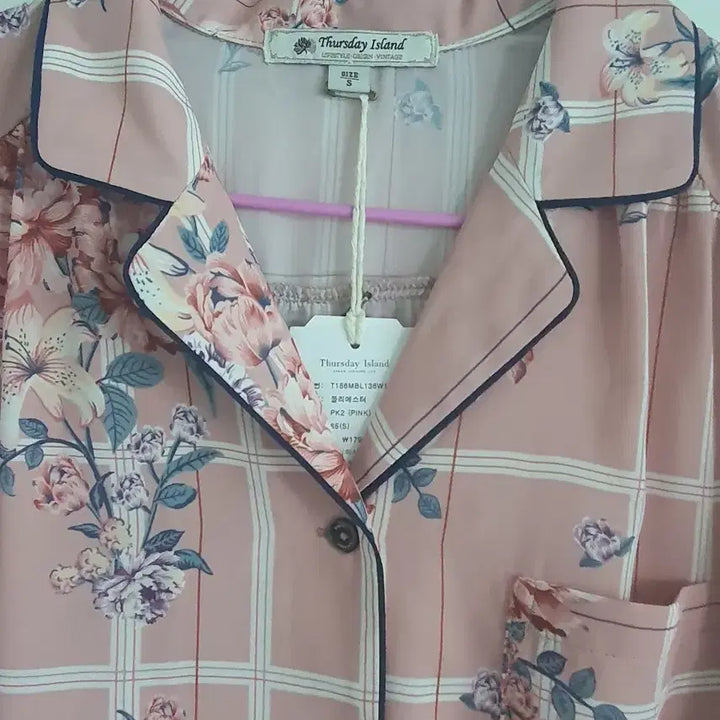 [BUNJANG] Thursday Island Pajama Style Blouse Size 85S New / 써스데이아일랜드 파자마형 블라우스 85S사이즈 새옷
