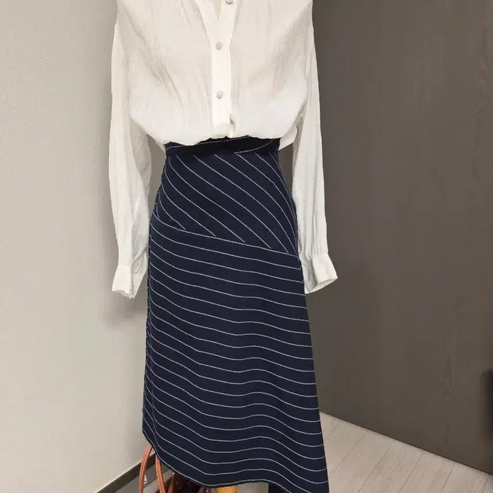 [BUNJANG] TEIJA Striped Skirt / 테이야TEIJA 스트라이프 스커트