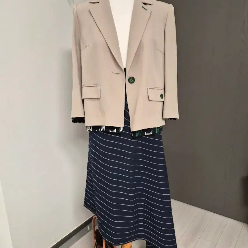 [BUNJANG] TEIJA Striped Skirt / 테이야TEIJA 스트라이프 스커트