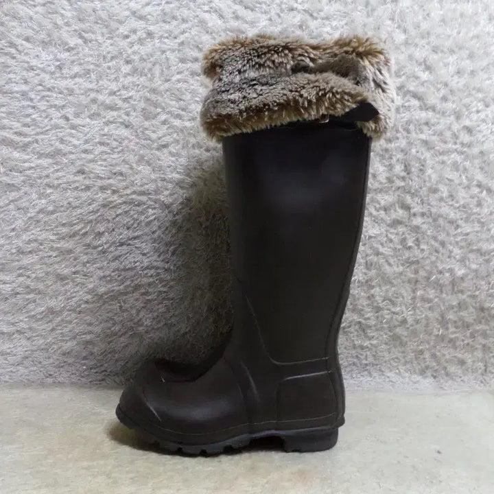 [BUNJANG] Hunter Rainbow Boots + Hunter Socks - Brown / 후루룩구제 235 헌터 레인보우 부츠 장화 헌터삭스 포함 브라운