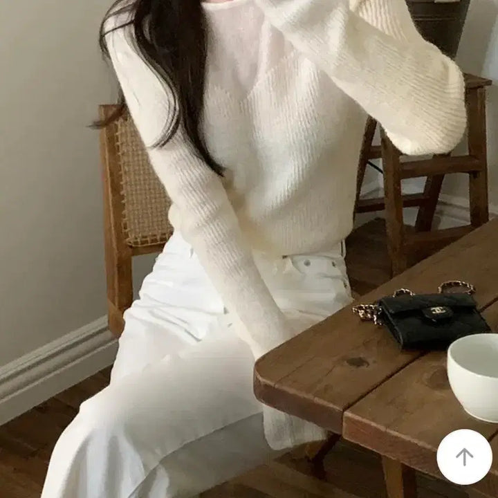 [BUNJANG] Plant Shop Mohair Knit Top / 플랜트샵 모헤어 니트