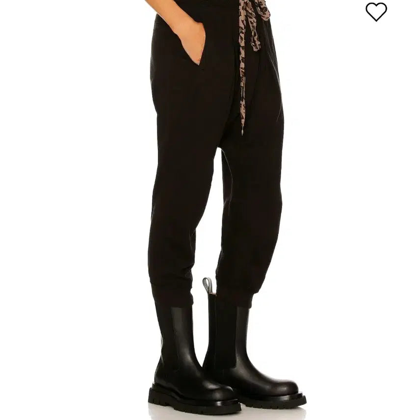 [BUNJANG] R13 Crop Harem Sweatpants XS Black / R13 크롭 하렘 스웻팬츠 XS 블랙