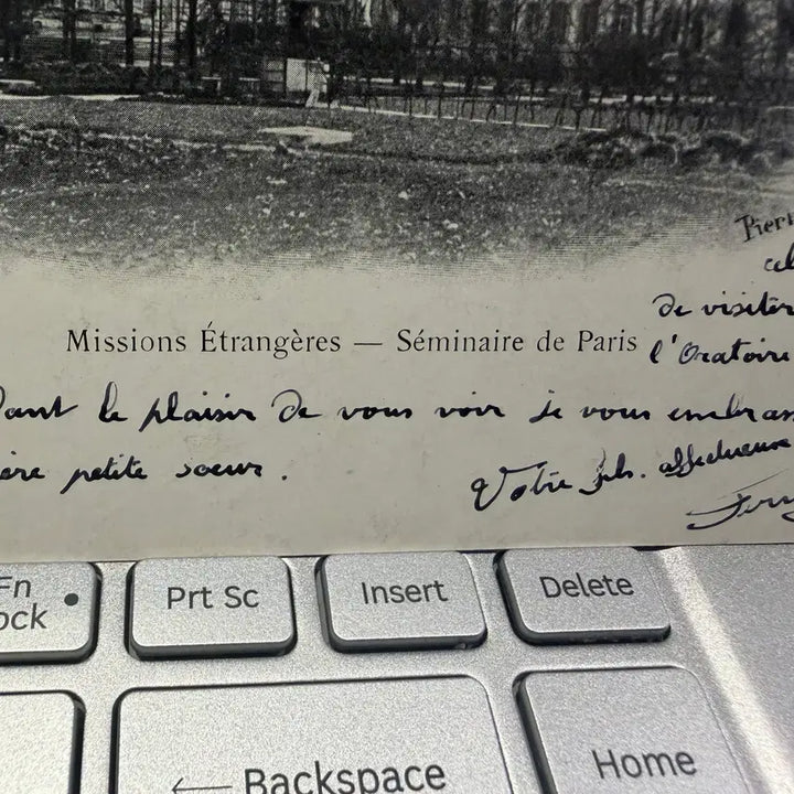 [BUNJANG] Fernand Roussel Handwritten Letter - 1903 / 1903년 - 천주교 카톨릭 페르낭 루셀 노 신부님 친필 - 공주 안성