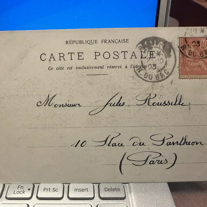 [BUNJANG] Fernand Roussel Handwritten Letter - 1903 / 1903년 - 천주교 카톨릭 페르낭 루셀 노 신부님 친필 - 공주 안성