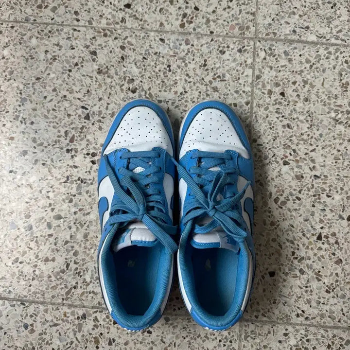 [BUNJANG] Nike Dunk Low UNC White/Blue Sneakers / 나이키 덩크 로우 UNC 화이트/블루