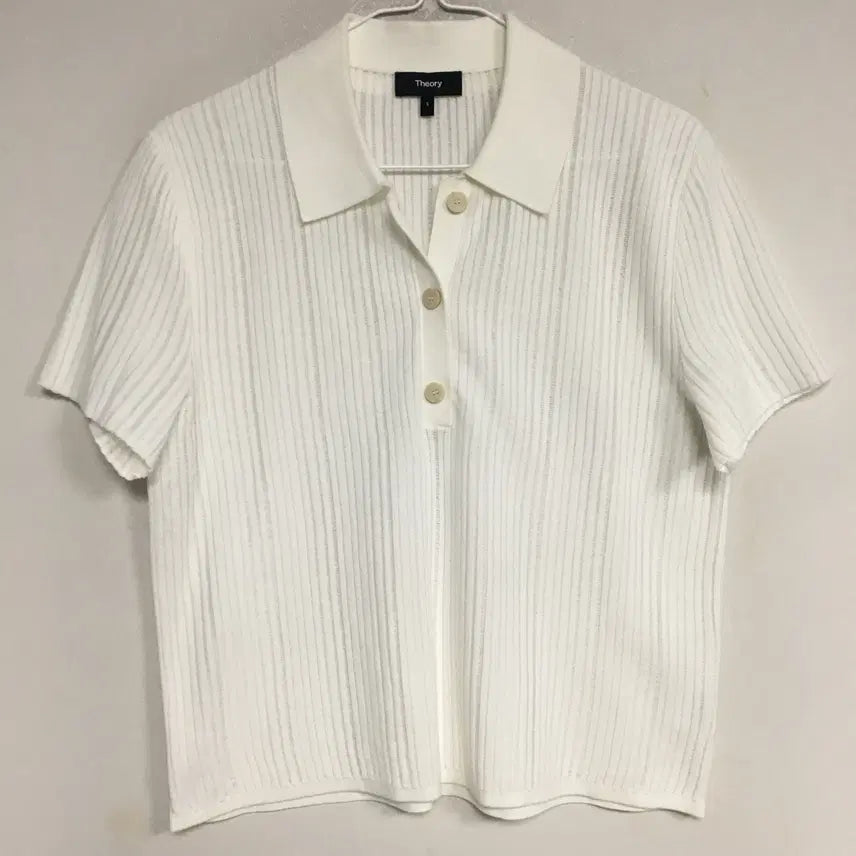 [SOLD OUT] 24 THEORY 띠어리 신상 크롭 반팔 니트 S