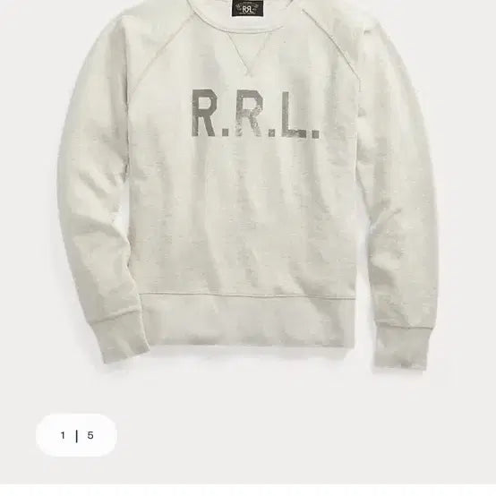 [BUNJANG] RRL Logo Fleece Sweatshirt / RRL 로고 플리스 스웨트셔츠 M