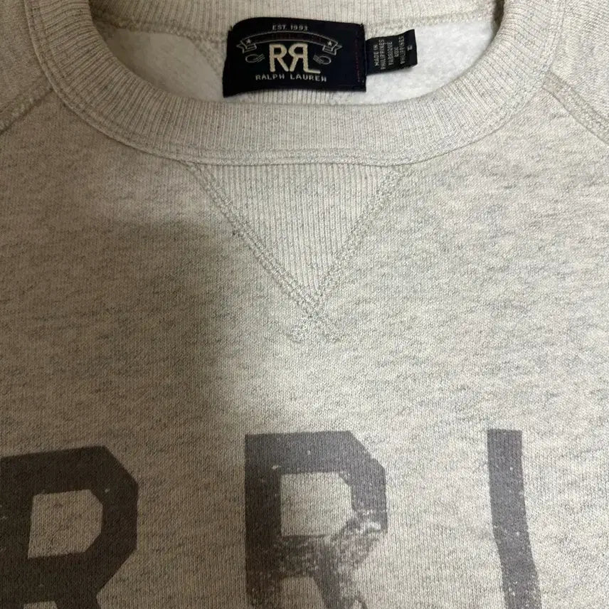 [BUNJANG] RRL Logo Fleece Sweatshirt / RRL 로고 플리스 스웨트셔츠 M