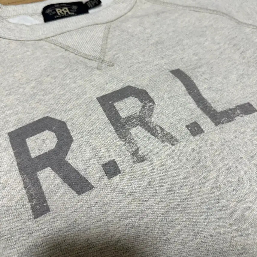 [BUNJANG] RRL Logo Fleece Sweatshirt / RRL 로고 플리스 스웨트셔츠 M