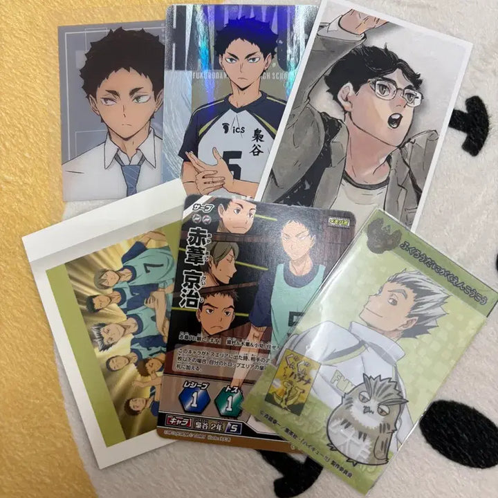 [BUNJANG] Haikyuu Akaashi Bundle Set Card / 하이큐 아카아시 카드&아크릴 스티커 일괄판매