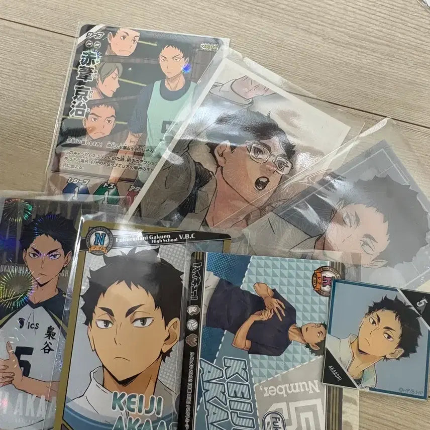[BUNJANG] Haikyuu Akaashi Bundle Set Card / 하이큐 아카아시 카드&아크릴 스티커 일괄판매