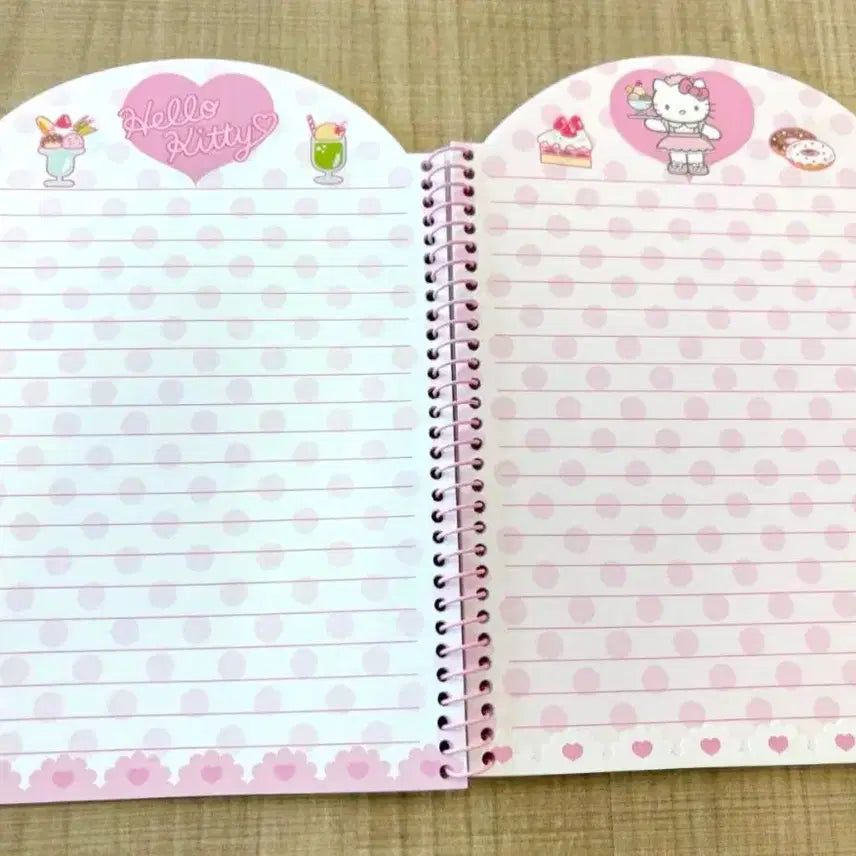 [BUNJANG] Hello Kitty Waitress Dessert Ice Cream Set / 웨이트리스 키티,디저트 키티,아이스크림 키티,웨이트리스키티