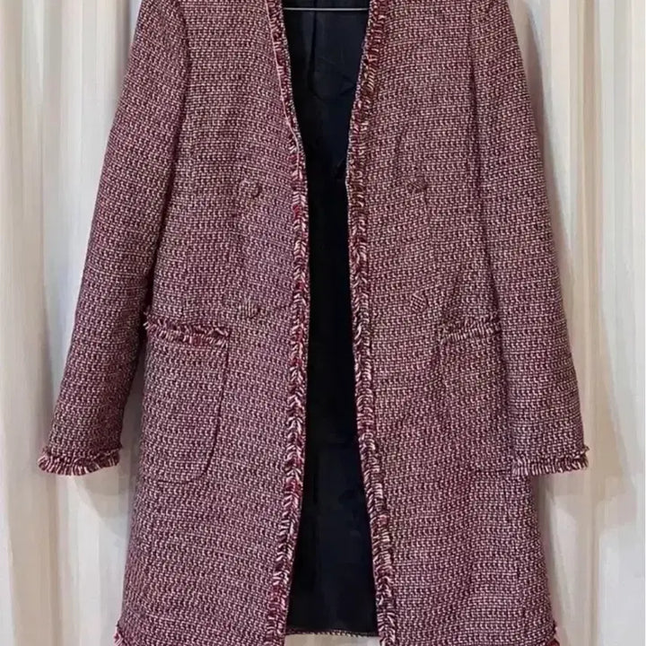[SOLD OUT] Georges rech 조르쥬 레쉬 레드블랙 트위드 자켓 코트 거의새것