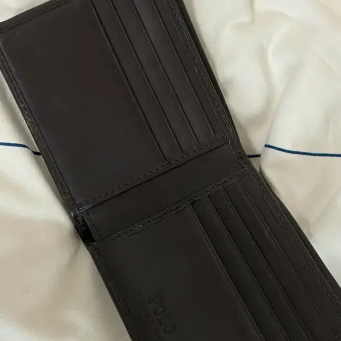 [BUNJANG] Polo Bear Brown Leather Wallet / 폴로 곰돌이 반지갑