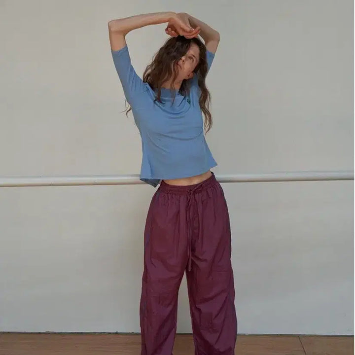 [BUNJANG] NOCONTENTS Windshield Pants Wine / 노컨텐츠 Windshield pants 윈드쉴드 팬츠 / wine 와인