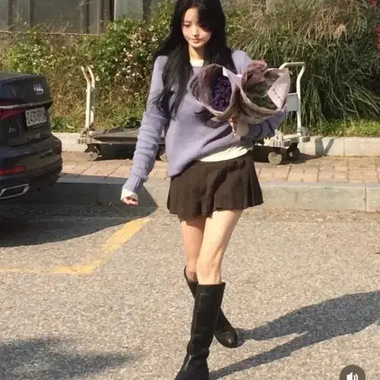[BUNJANG] MODO Verinni Knit Blueberry / MODO 모도 베리니트 블루베리