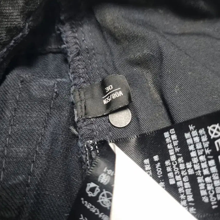 [BUNJANG] Ralph Lauren Black Label Coated Cargo Jeans / 랄프로렌 블랙라벨 블랙 코팅 카고 진