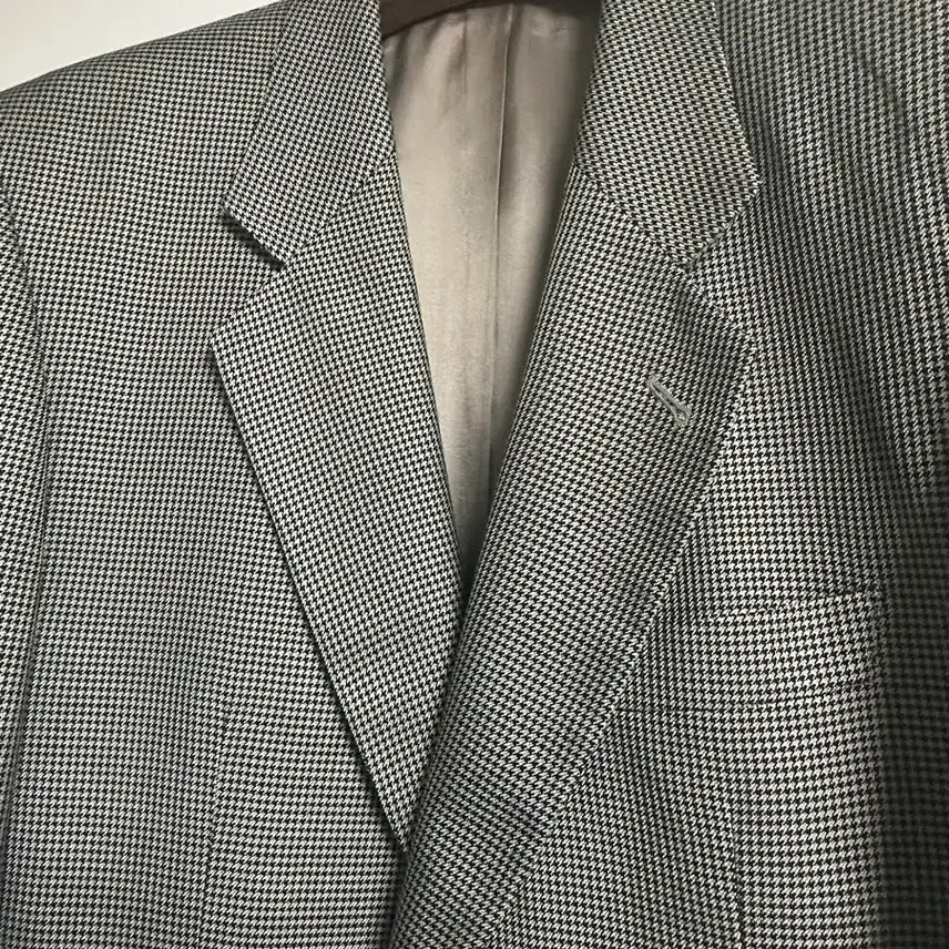 [BUNJANG] Hugo Boss Houndstooth Wool Silk Jacket / 휴고 보스 하운드투스 울 실크 자켓 52사이즈 판매