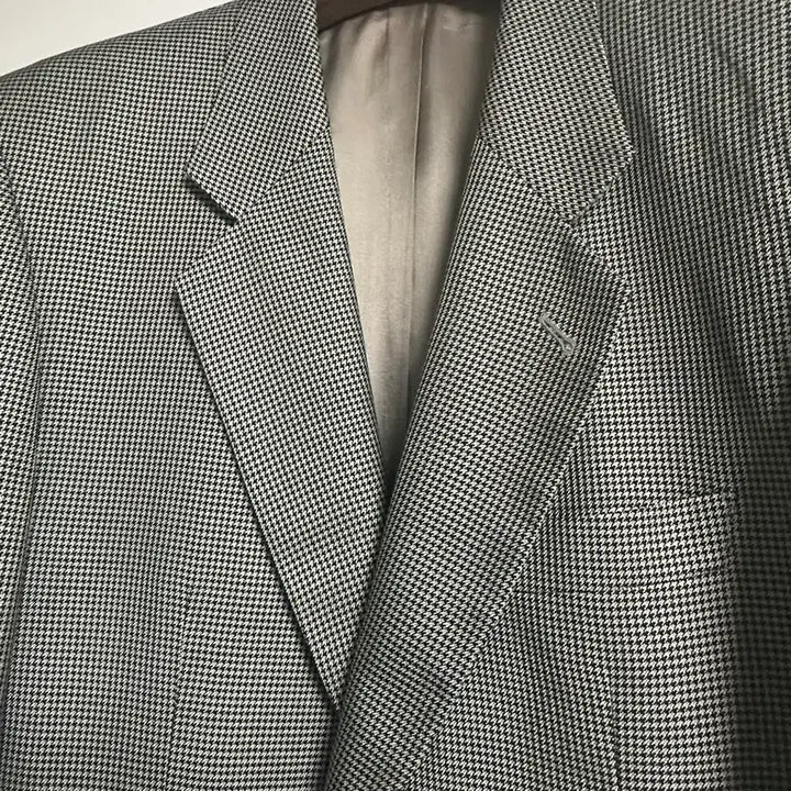 [BUNJANG] Hugo Boss Houndstooth Wool Silk Jacket / 휴고 보스 하운드투스 울 실크 자켓 52사이즈 판매