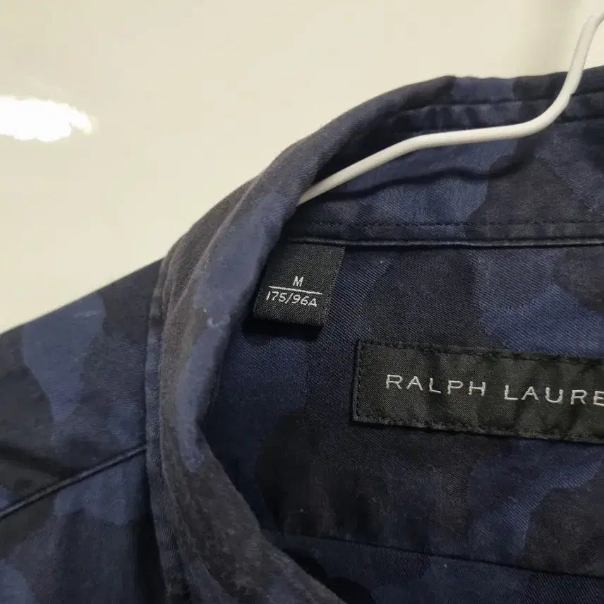 [BUNJANG] Ralph Lauren Black Label Navy Camo Shirt / 랄프로렌 블랙라벨 네이비 카모 셔츠