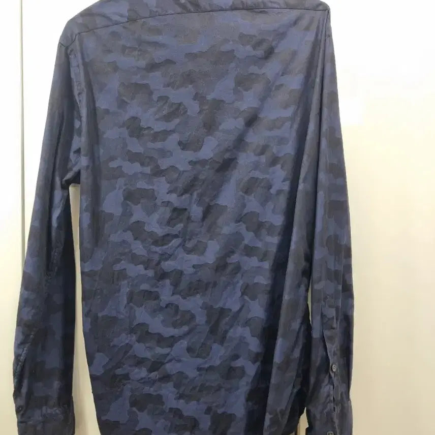 [BUNJANG] Ralph Lauren Black Label Navy Camo Shirt / 랄프로렌 블랙라벨 네이비 카모 셔츠