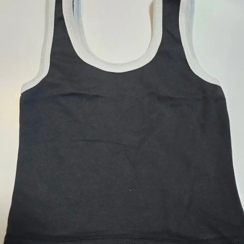 [BUNJANG] Navy Tank Top and Shorts Set / 나시 팬츠 세트 착샷