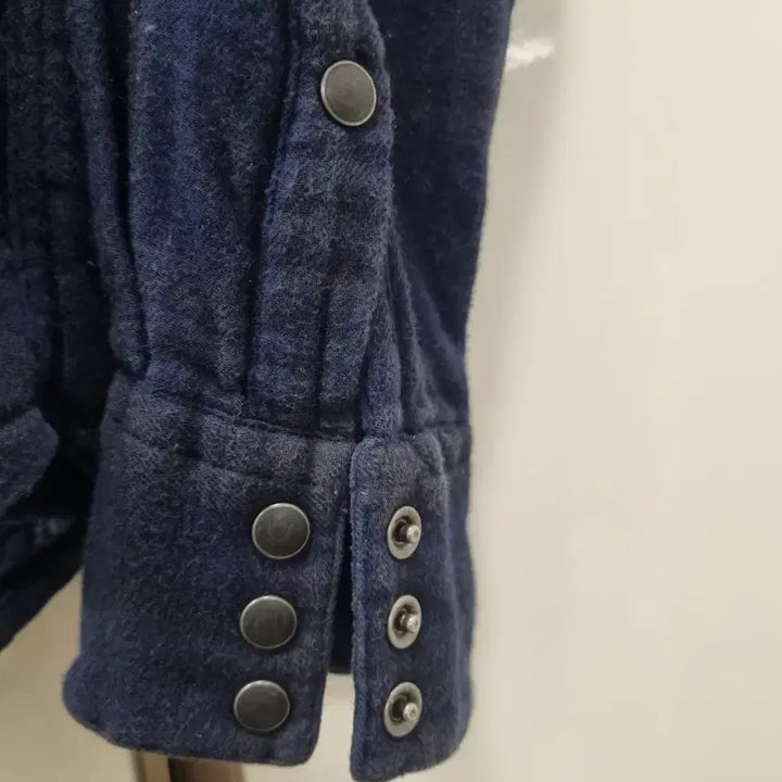 [SOLD OUT] 랄프로렌 블랙라벨 네이비 플래드 플란넬 웨스턴 버튼 셔츠