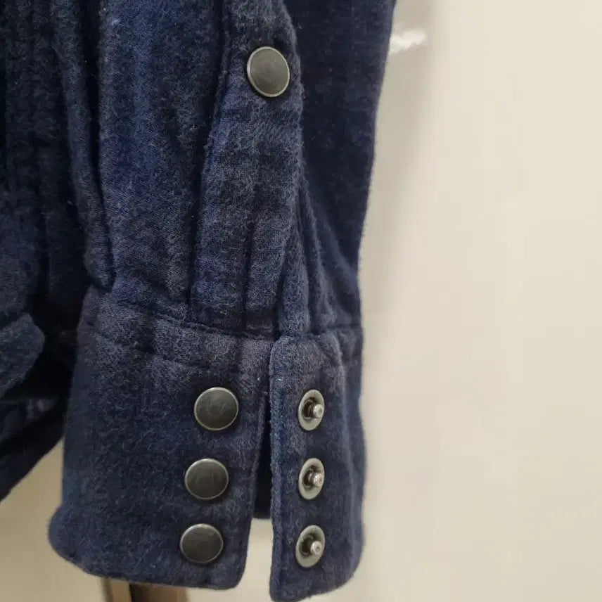 [SOLD OUT] 랄프로렌 블랙라벨 네이비 플래드 플란넬 웨스턴 버튼 셔츠