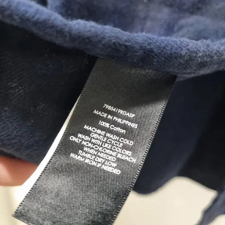 [SOLD OUT] 랄프로렌 블랙라벨 네이비 플래드 플란넬 웨스턴 버튼 셔츠