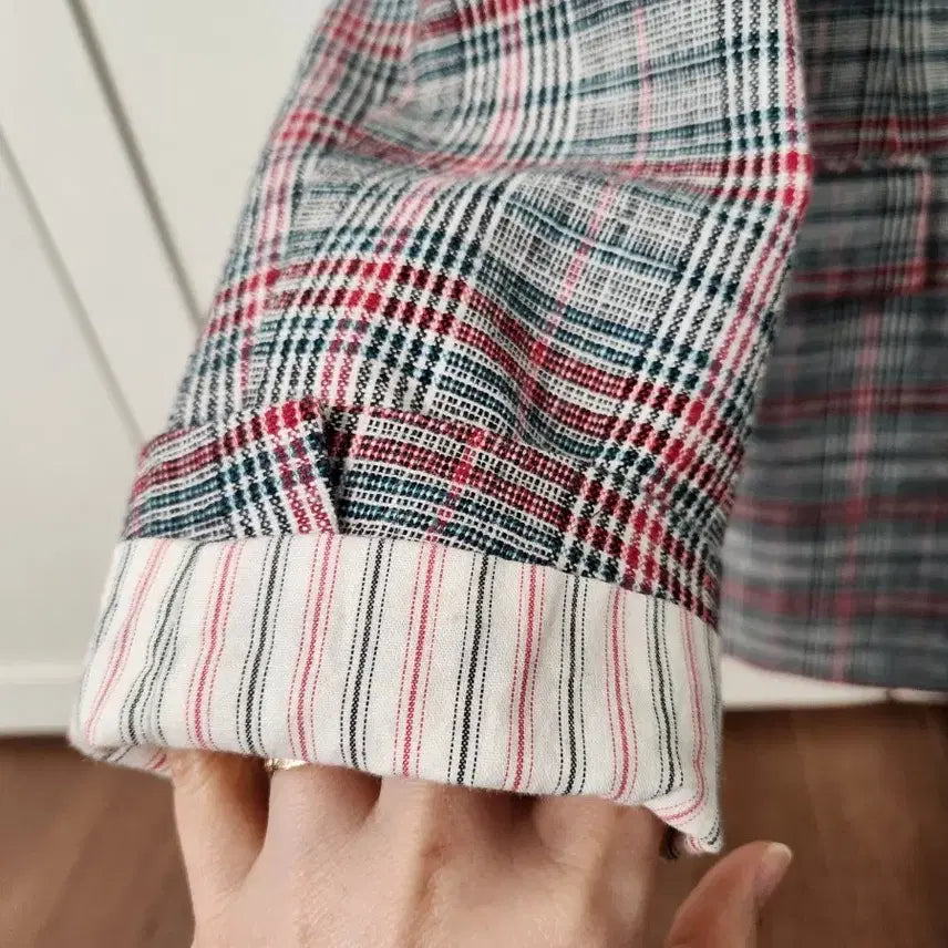 [BUNJANG] Sisley Checkered Double Button Jacket / 시슬리 자켓