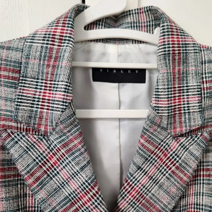 [BUNJANG] Sisley Checkered Double Button Jacket / 시슬리 자켓