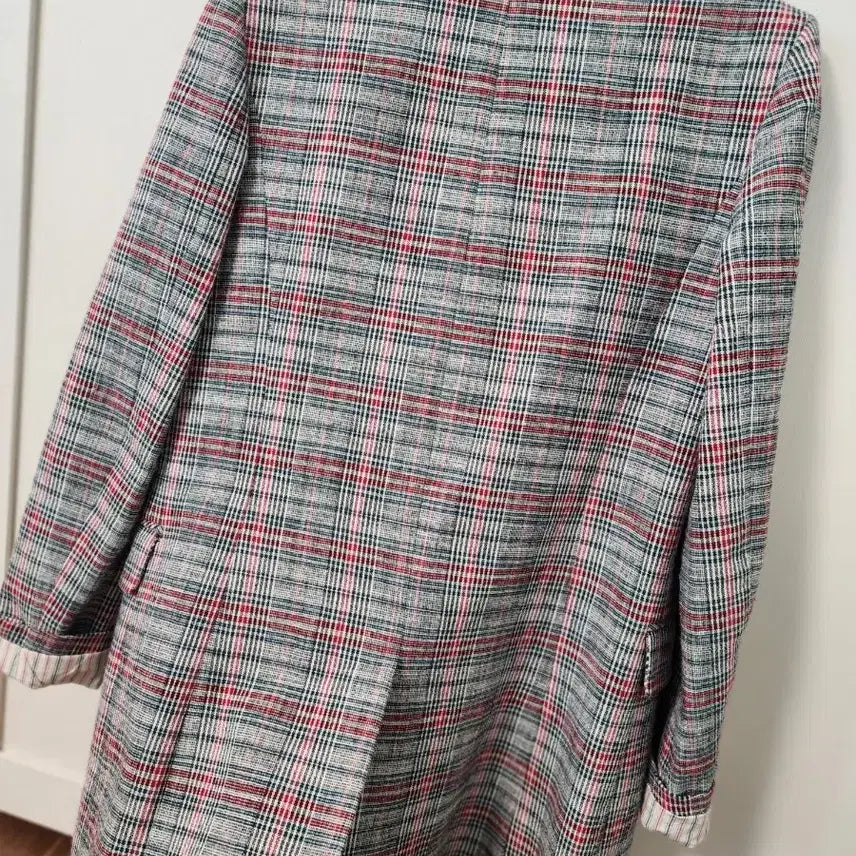 [BUNJANG] Sisley Checkered Double Button Jacket / 시슬리 자켓