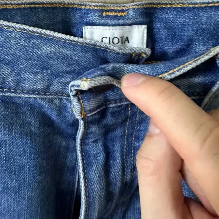 [BUNJANG] Ciota 5P Wide Tapered 5-Pocket Jeans / 시오타(ciota) 5P 와이드 테이퍼드 5포켓 32