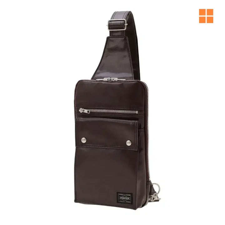 [BUNJANG] Porter Yoshida Freestyle Brown Crossbody Bag / 요시다 포터 프리스타일 브라운 크로스백 a급(착샷O)