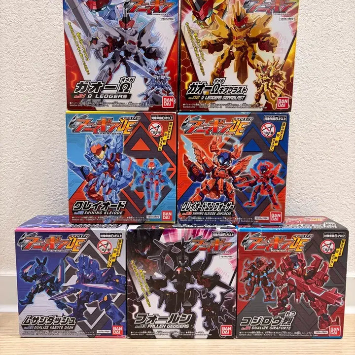 [BUNJANG] Animagear 14-Piece Model Kit Set / (미사용) 아니마기어 프라모델 14종
