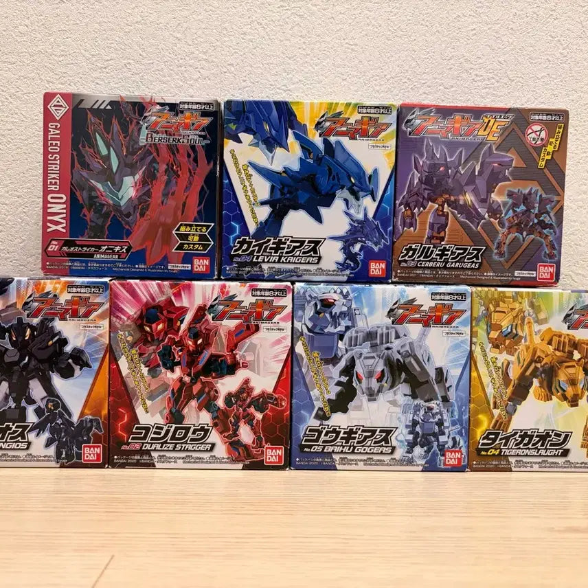 [BUNJANG] Animagear 14-Piece Model Kit Set / (미사용) 아니마기어 프라모델 14종