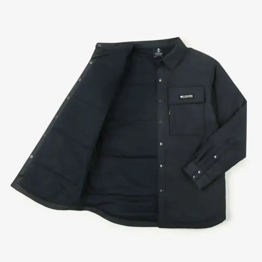 [BUNJANG] Columbia Bolastic Ridge Shirt Jacket (Black, 110) / 컬럼비아 볼라스틱 릿지 셔츠자켓
