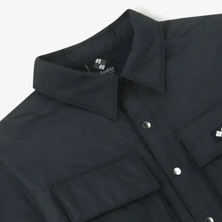 [BUNJANG] Columbia Bolastic Ridge Shirt Jacket (Black, 110) / 컬럼비아 볼라스틱 릿지 셔츠자켓