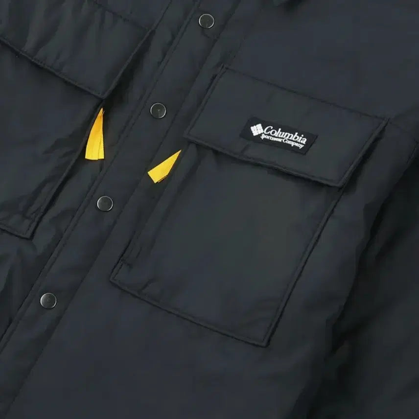 [BUNJANG] Columbia Bolastic Ridge Shirt Jacket (Black, 110) / 컬럼비아 볼라스틱 릿지 셔츠자켓