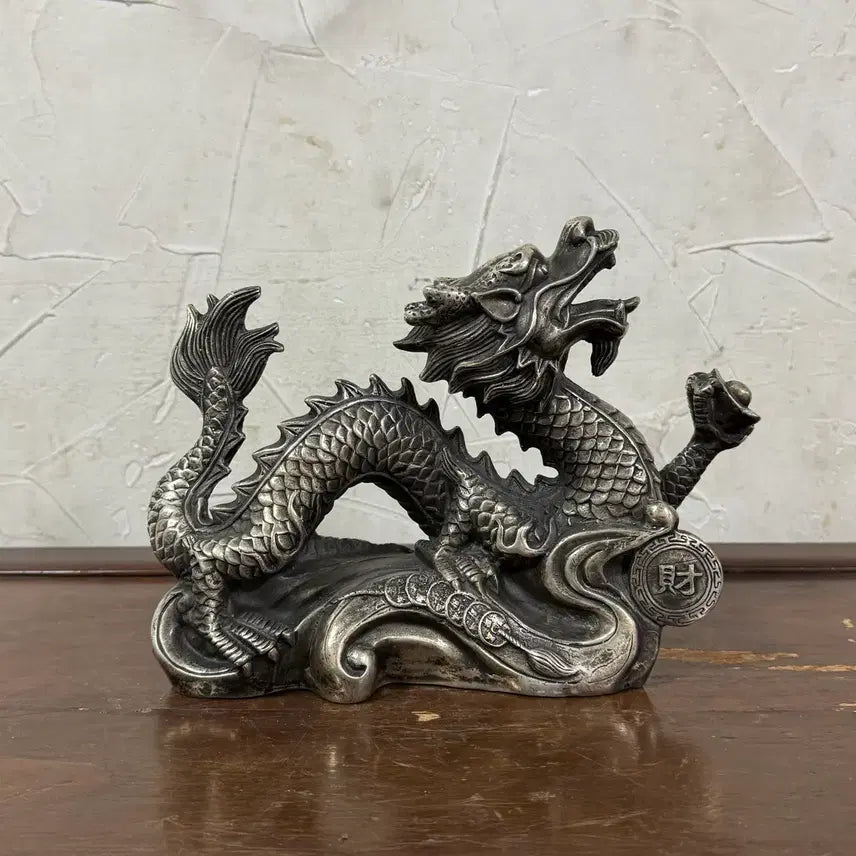 [BUNJANG] Baek Dong-yong Dragon Sculpture / 백동용 금보원 용 재물 용 조각상