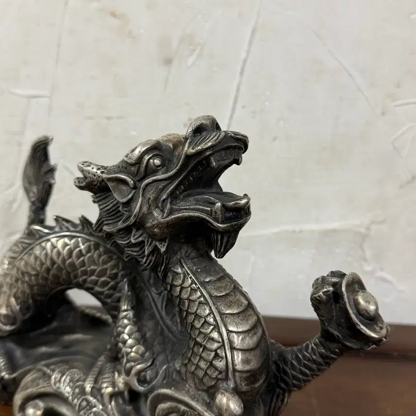 [BUNJANG] Baek Dong-yong Dragon Sculpture / 백동용 금보원 용 재물 용 조각상