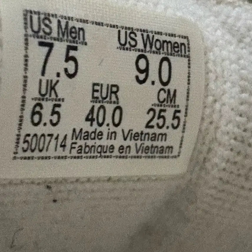 [BUNJANG] Vans Style 36 Decon Beige Sneakers / 반스 스타일 36 데콘 255